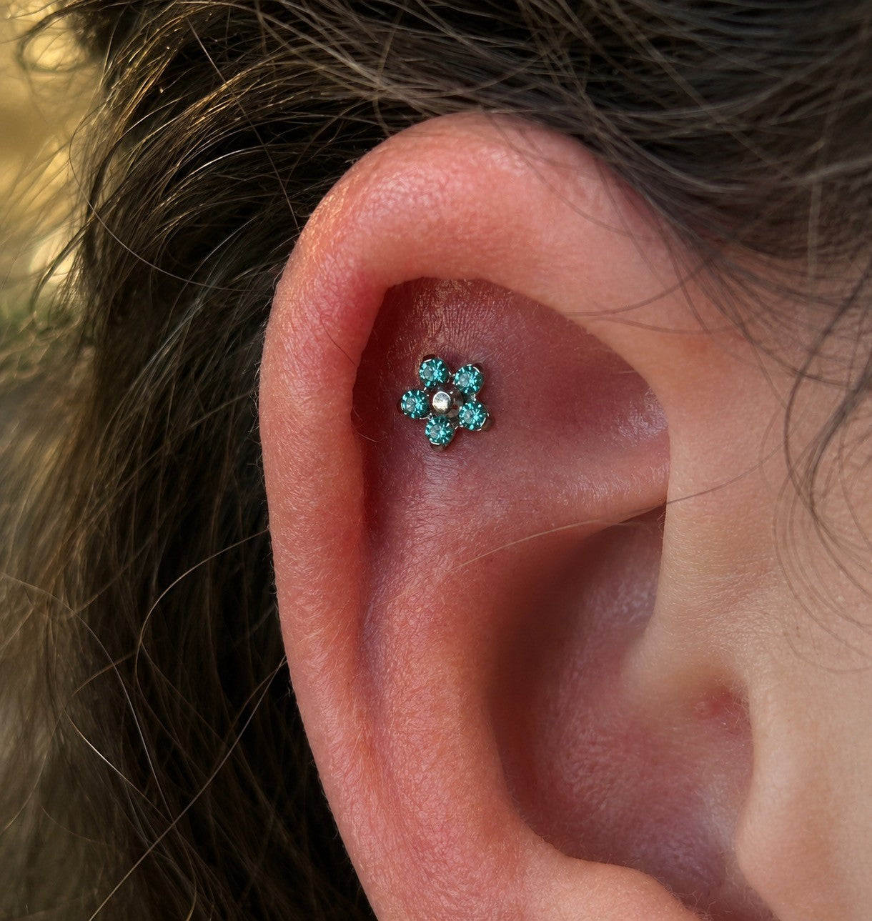 5-Petal Flower (Mint Green)
