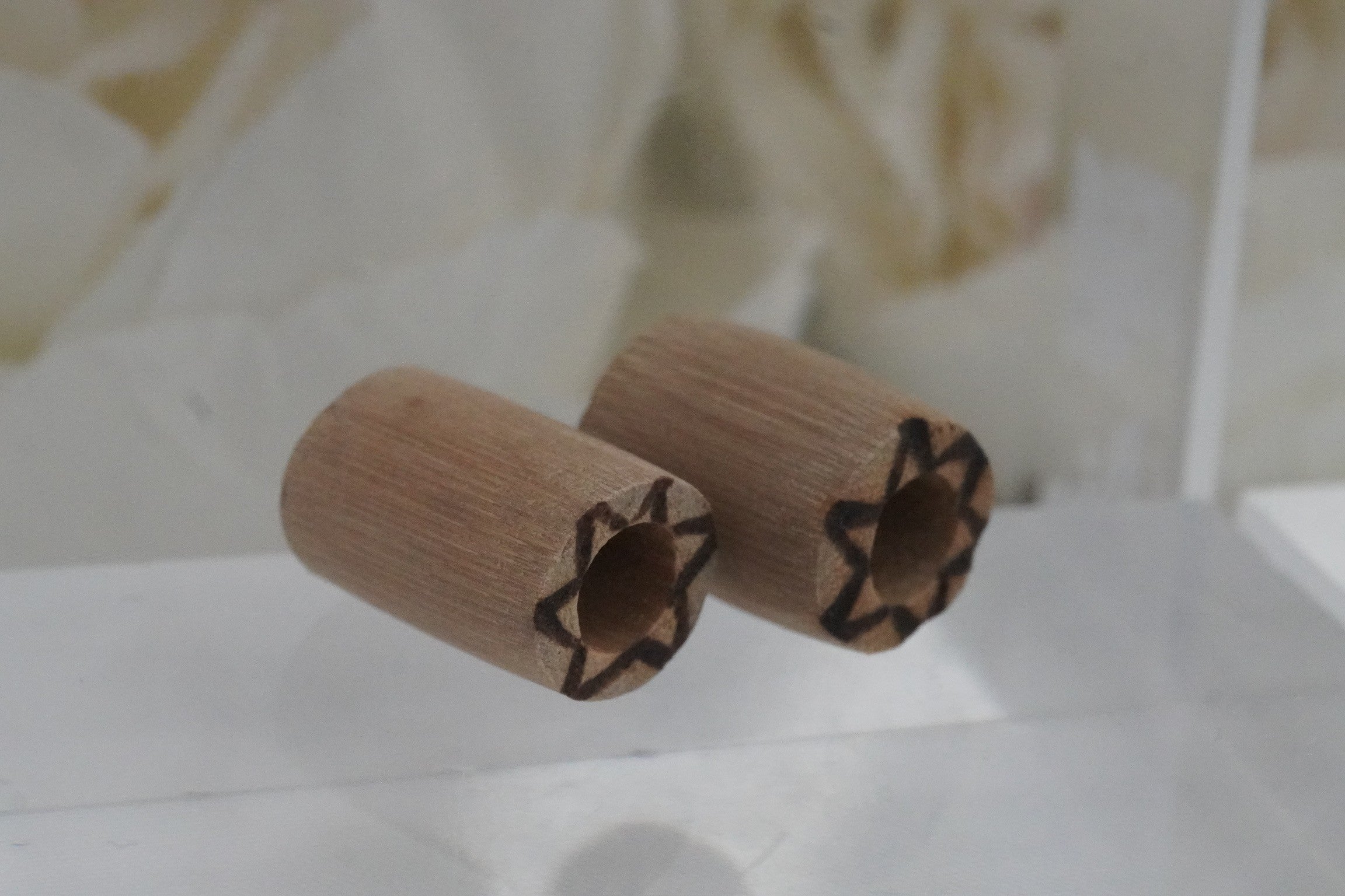 Floral Eyelet Wood - 0g
