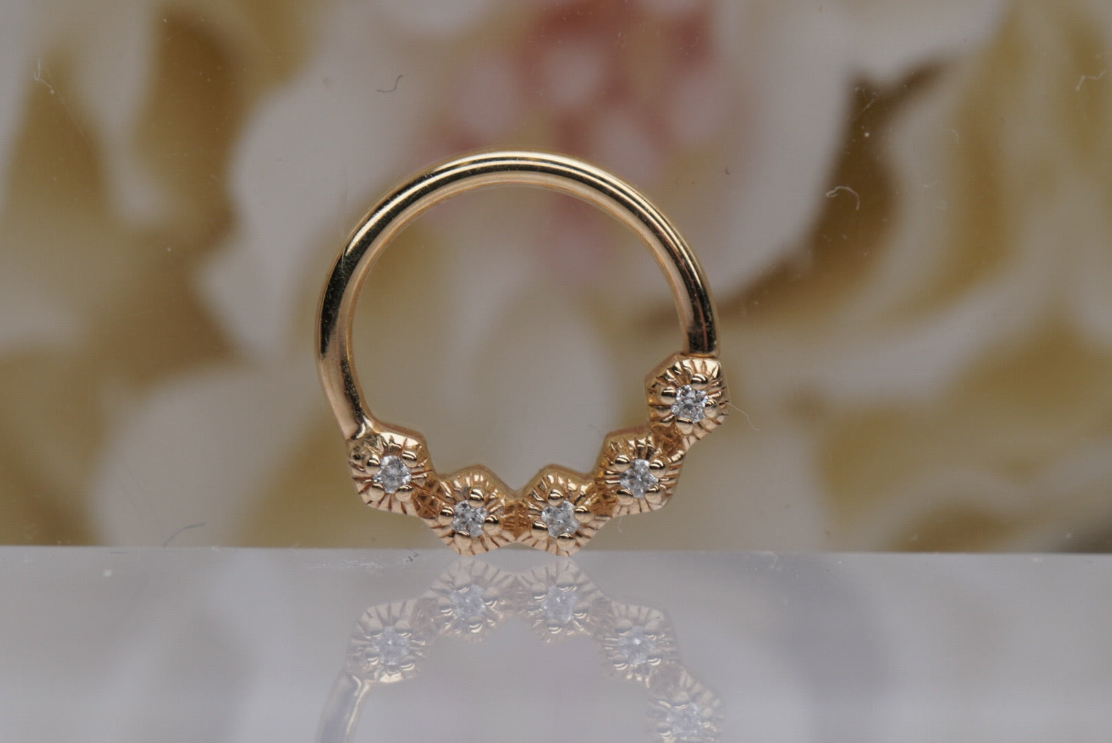 Nova Diamond Seam Ring