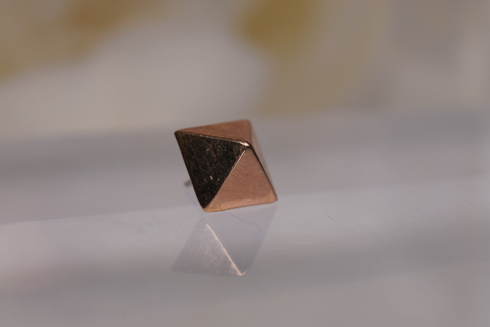 Cube-Rose Gold Plated