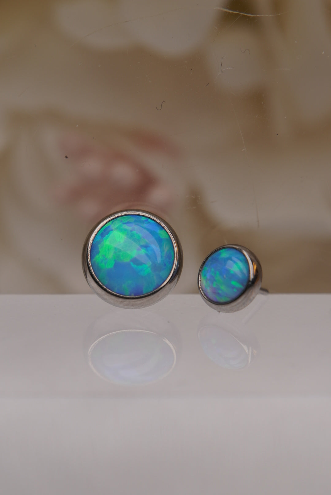Sky Blue Opal- Threadless