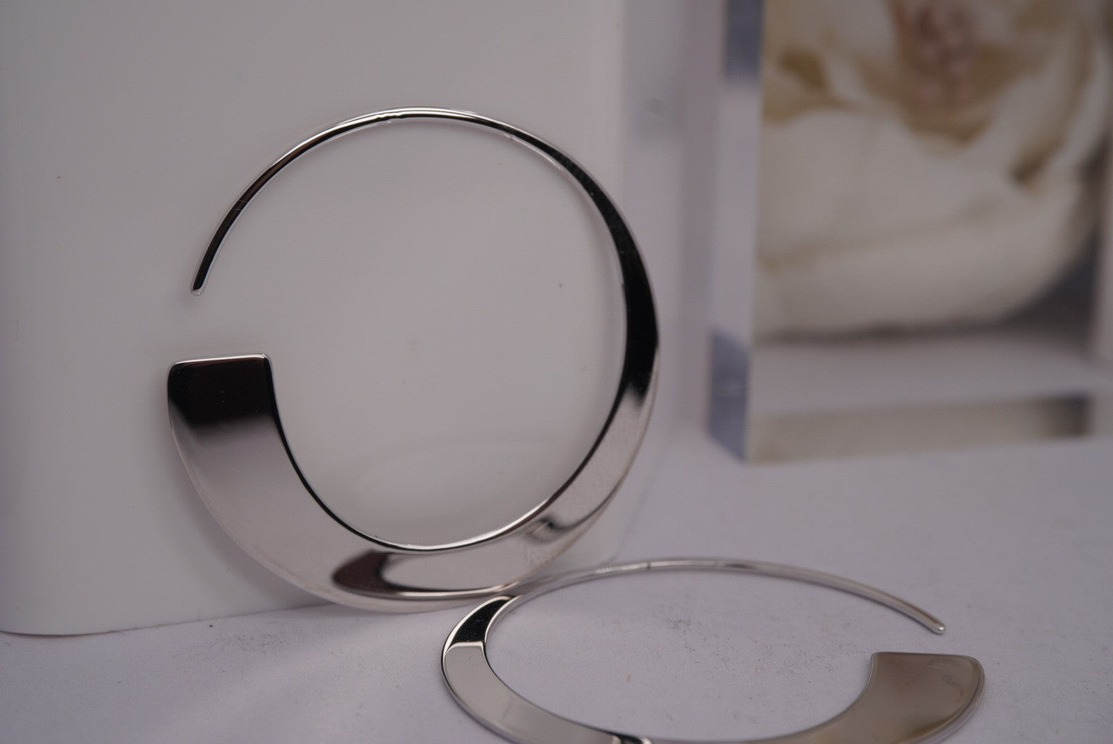 Mirah Hoops- Silver Plated
