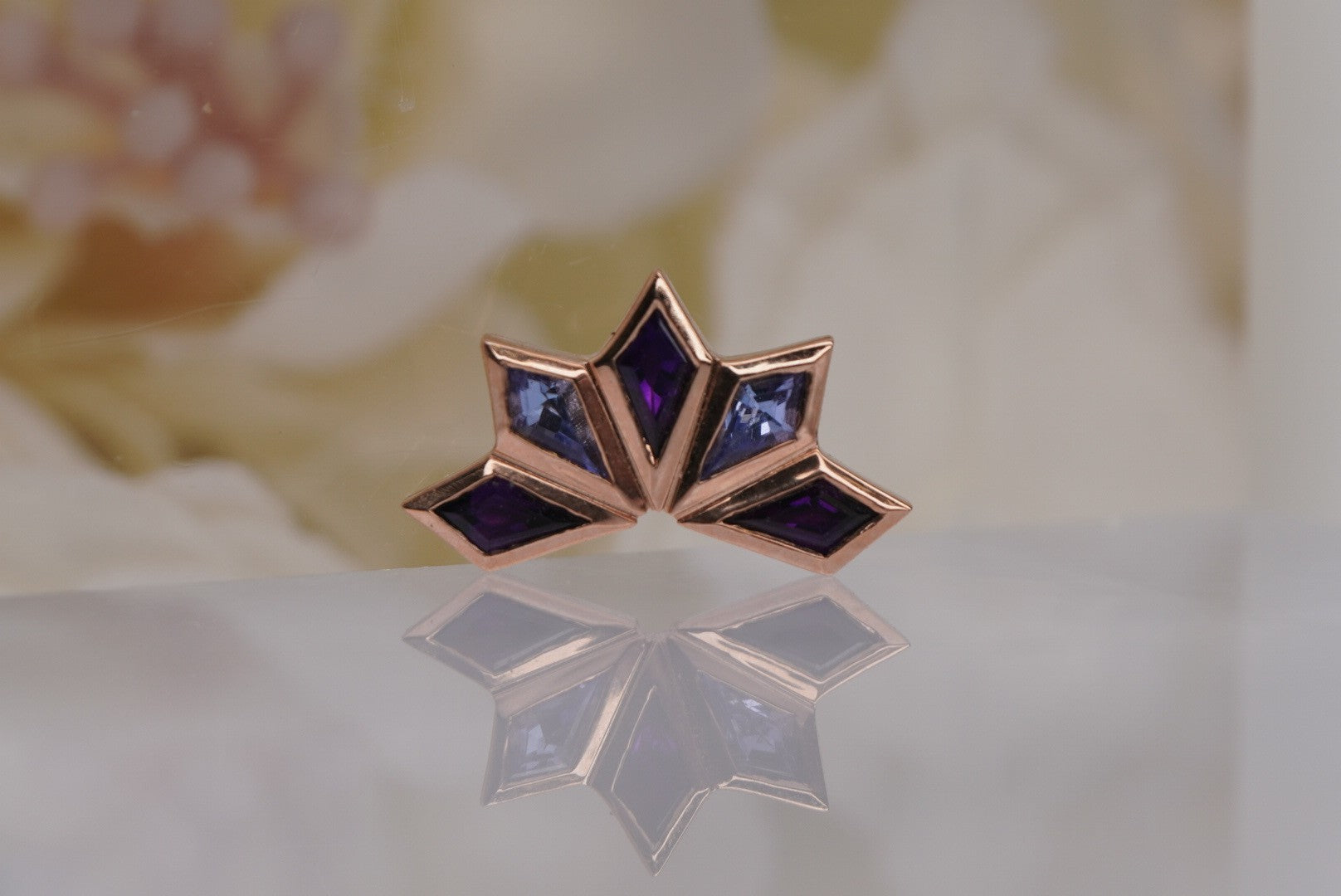 Jezebel with Amethyst and Tanzanite