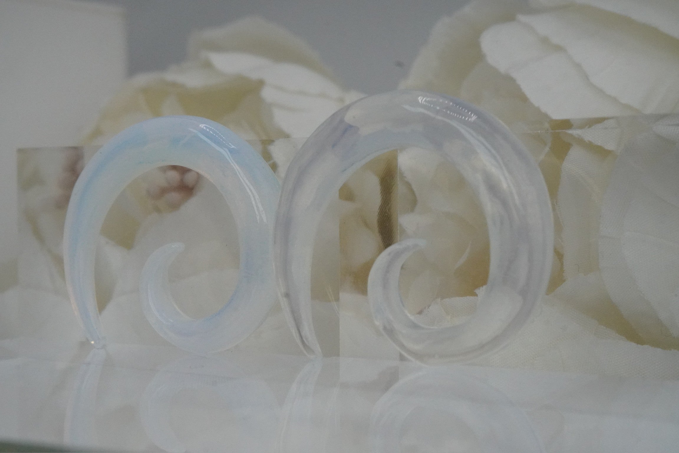 Iridescent Glass Spirals - 2g