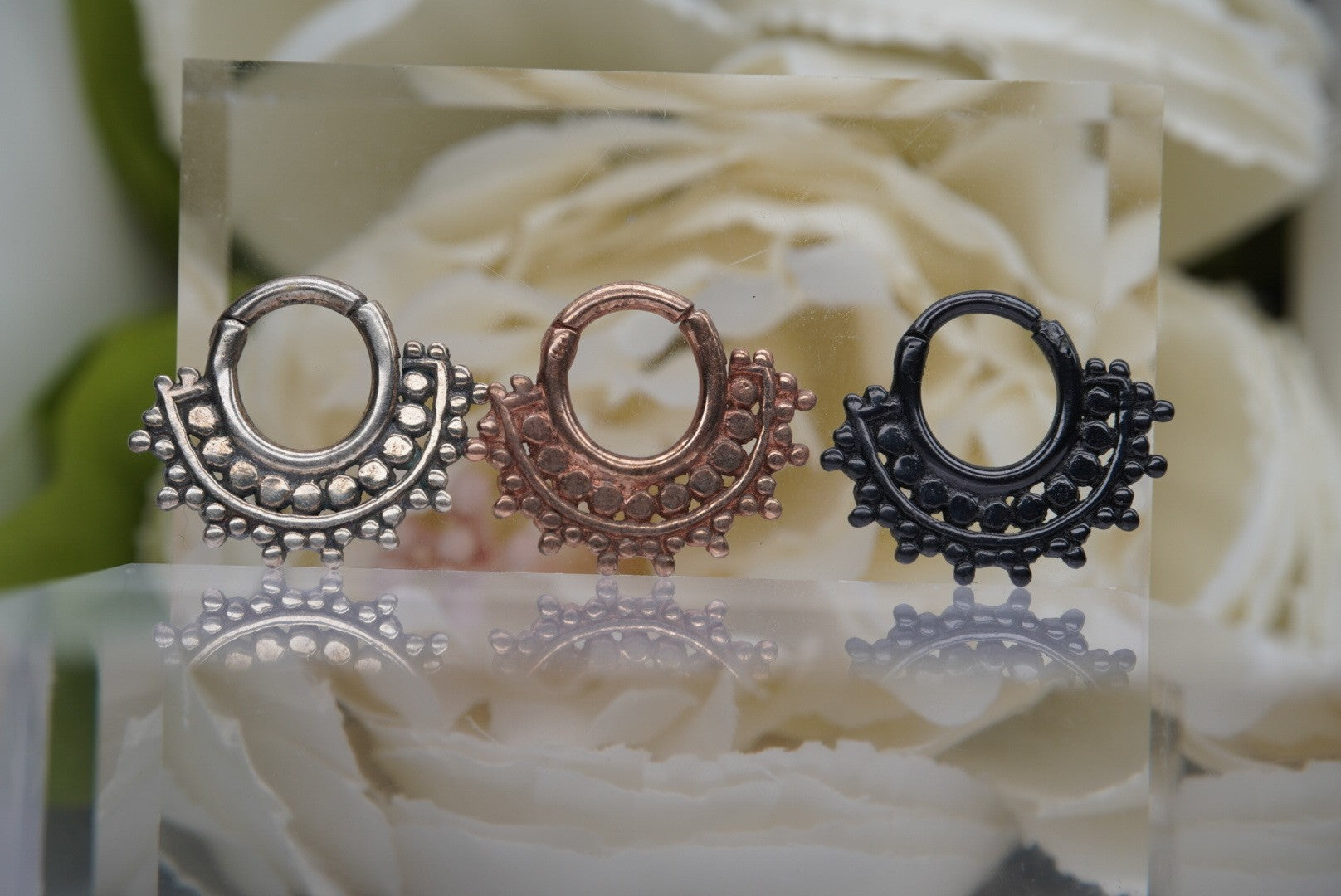 Afghan Clicker-14g 3/8" Plated