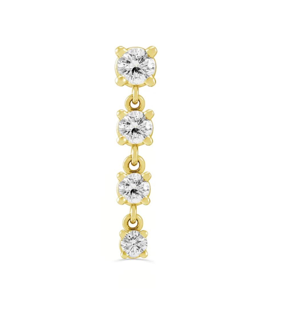 4 Classic Prong Dangle