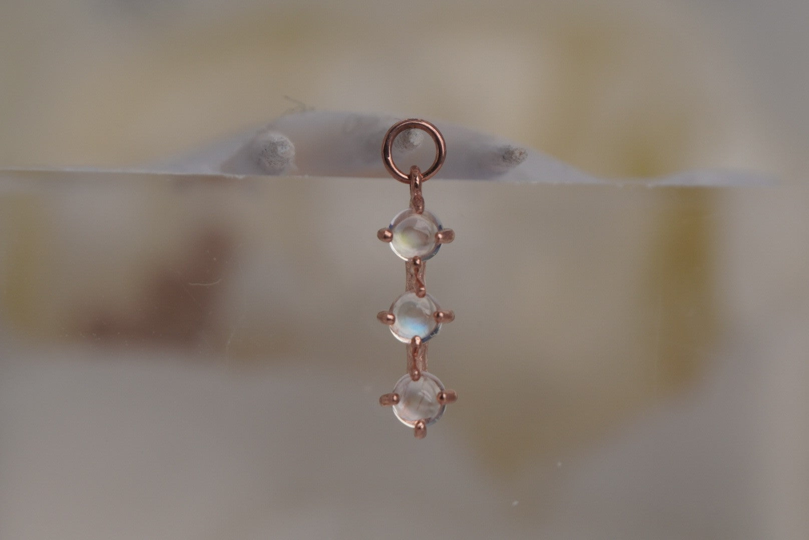 XOXO Rainbow Moonstone Charm