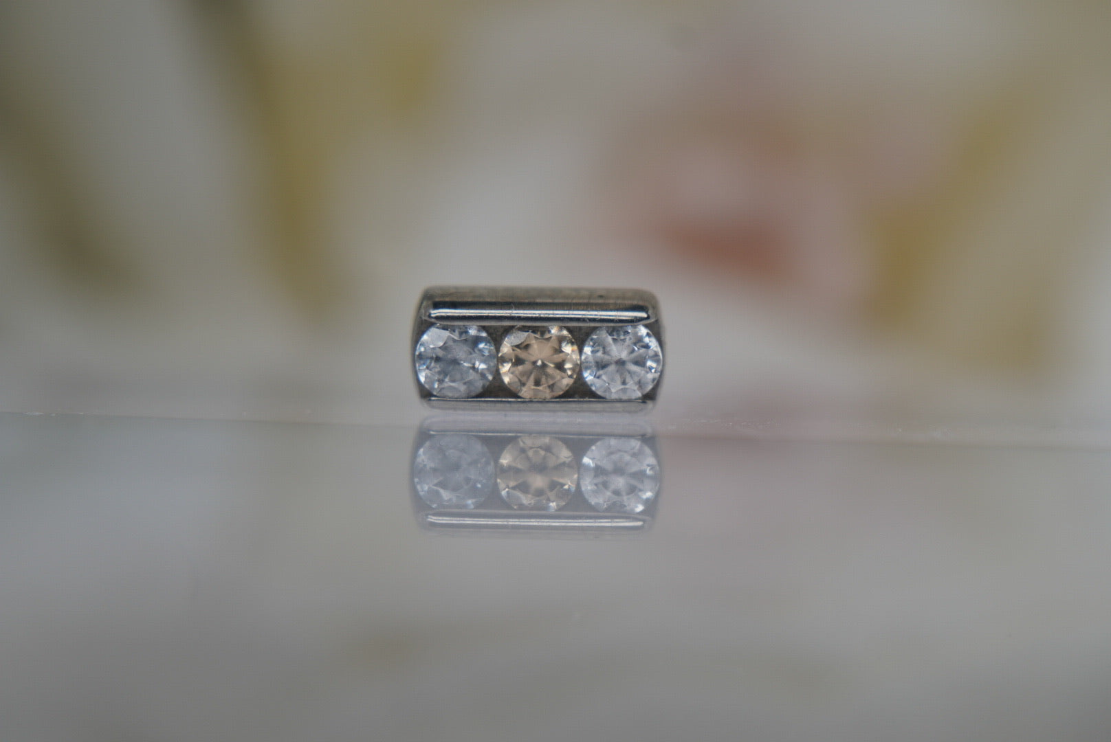 3-Gem Channel (Champagne & White)