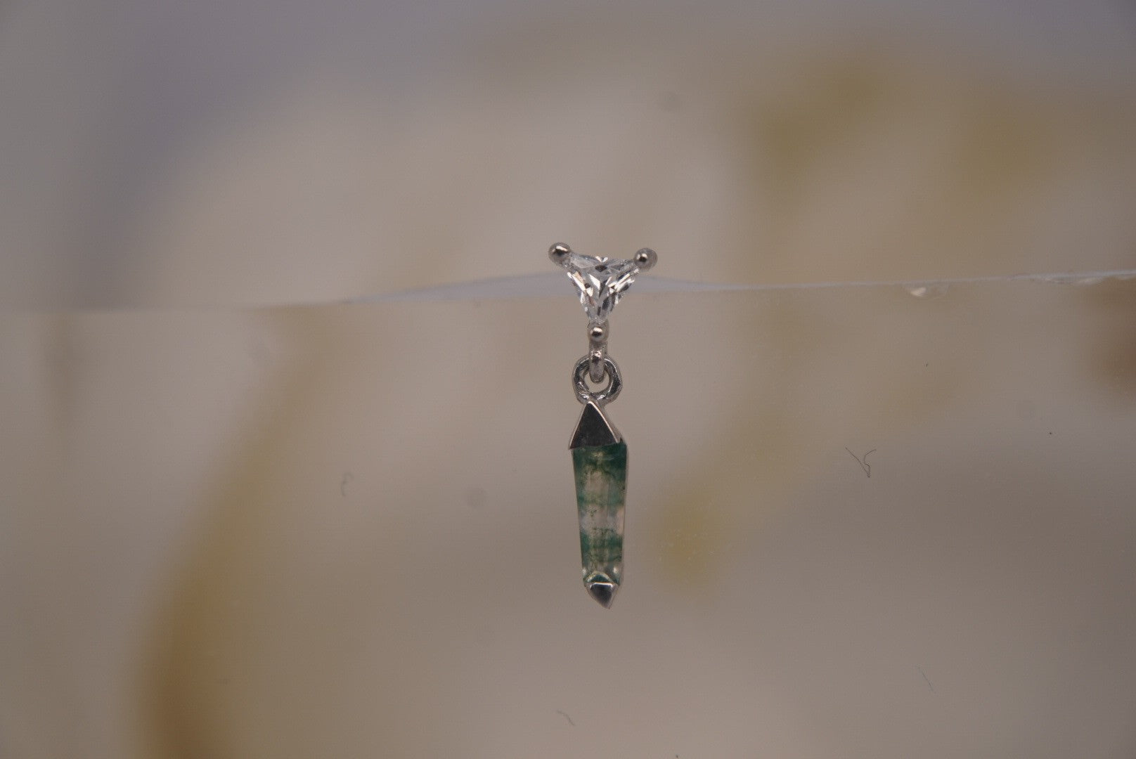 Savvy with Moss Agate