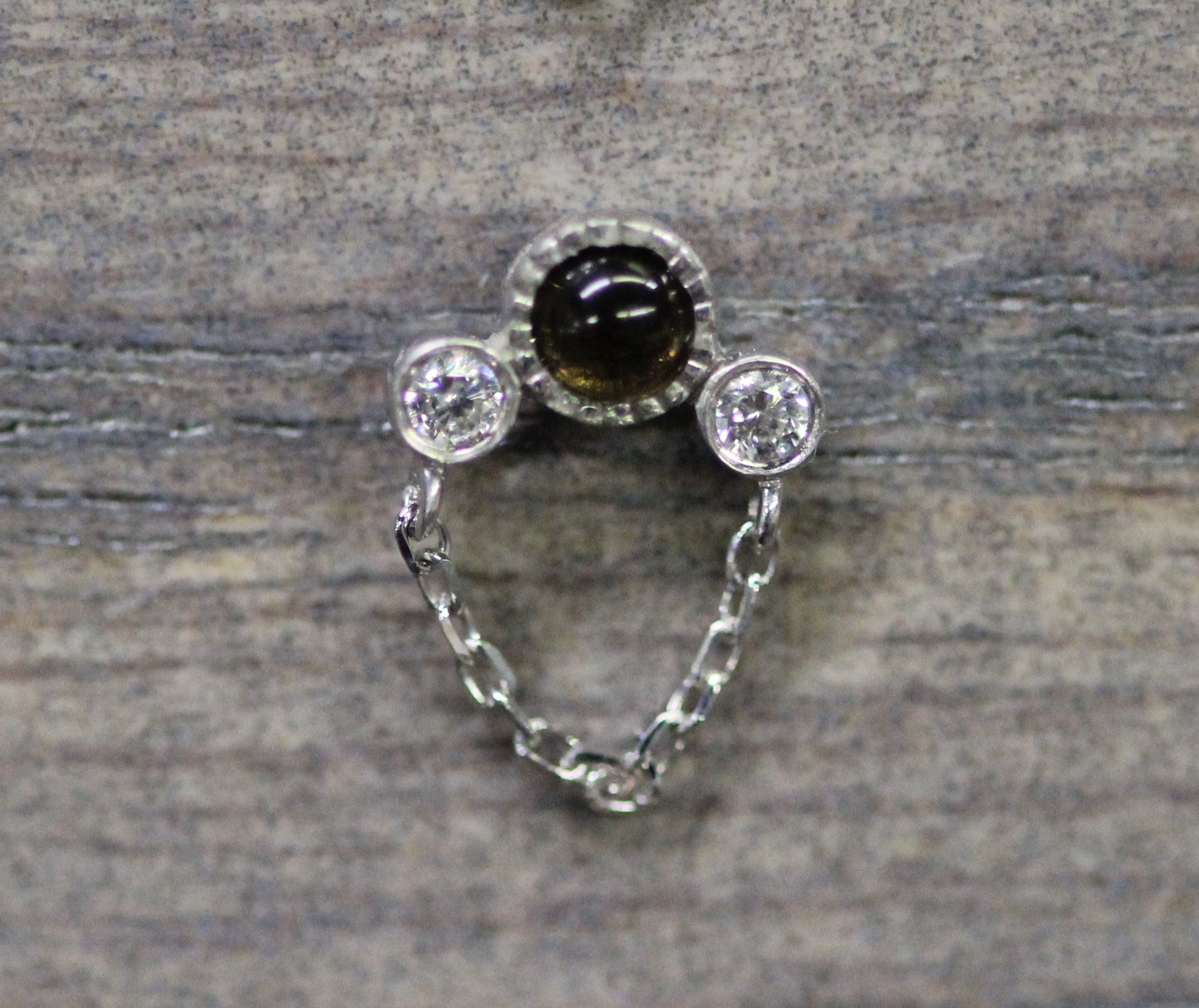 Halston with Smokey Quartz & Crystals
