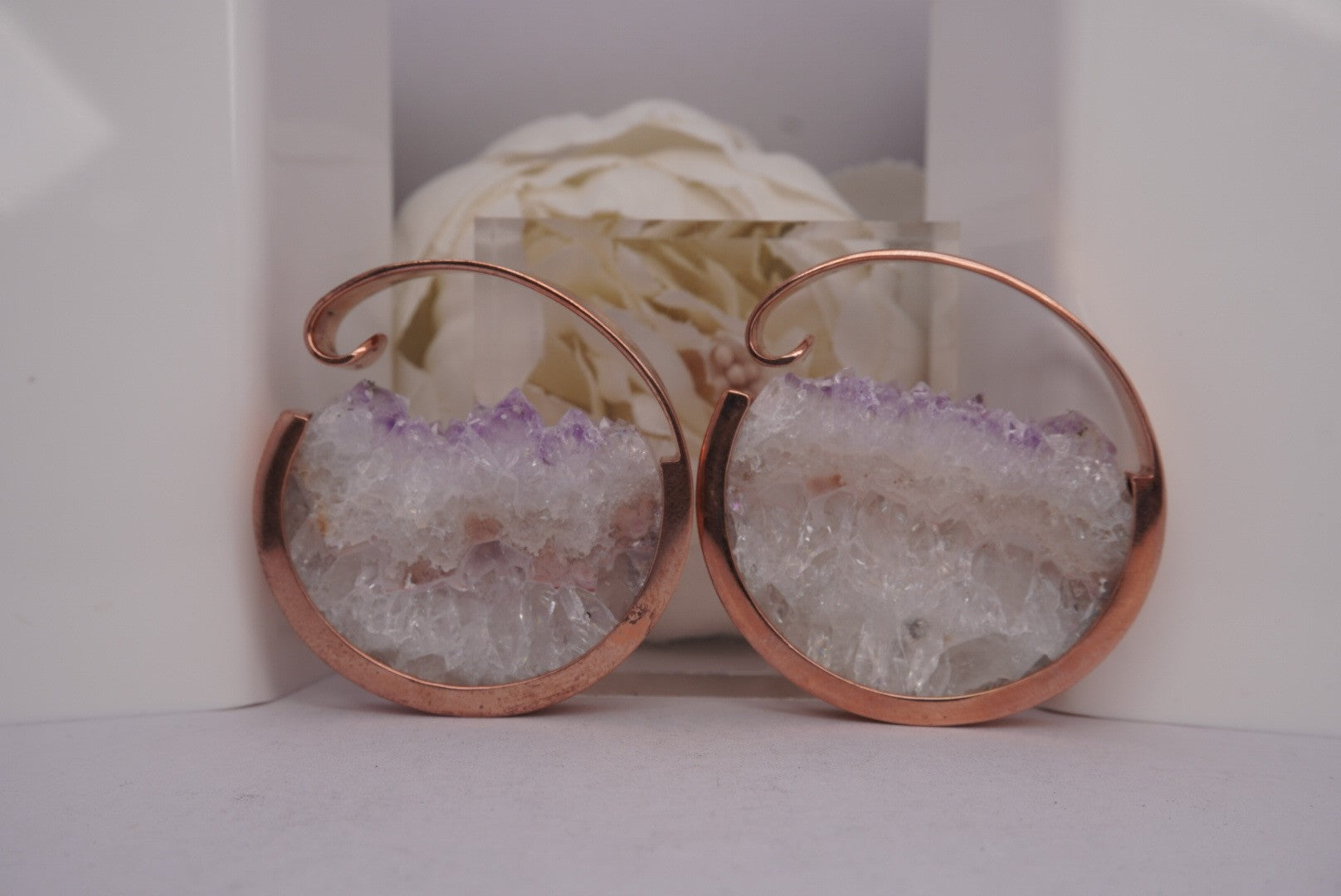 Muse Hoops - Light Amethyst