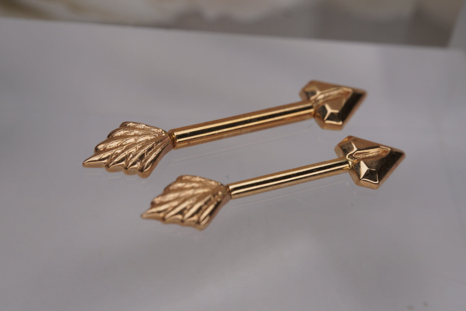 Arrow Barbells in Gold