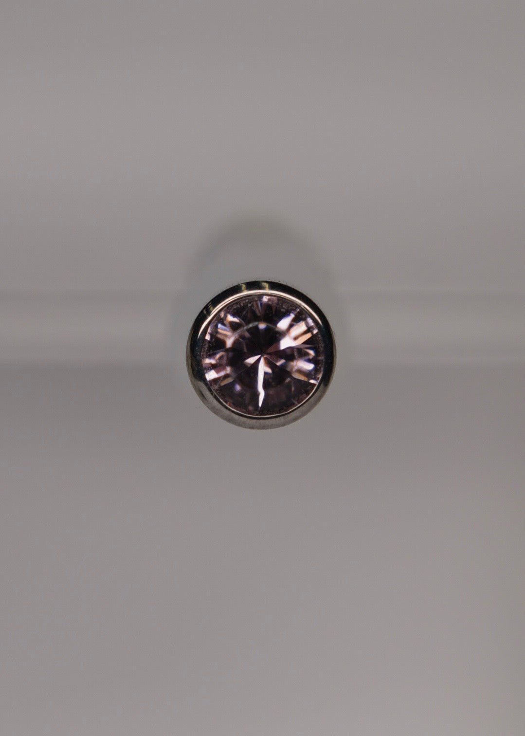 Dusty Morganite Threadless Bezel