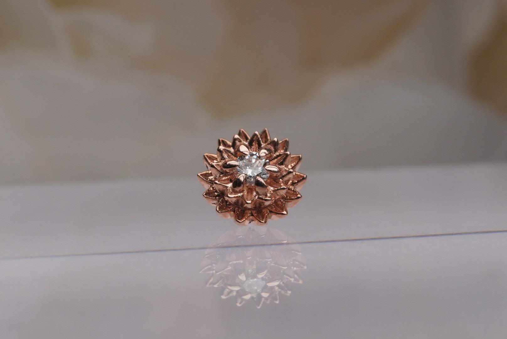 Dahlia with White Diamonds