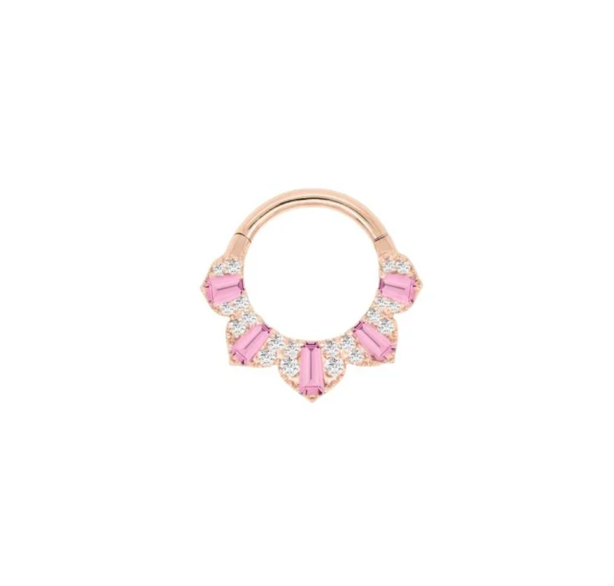 Gilty Pleasure with Pink Tourmaline & Genuine Diamonds