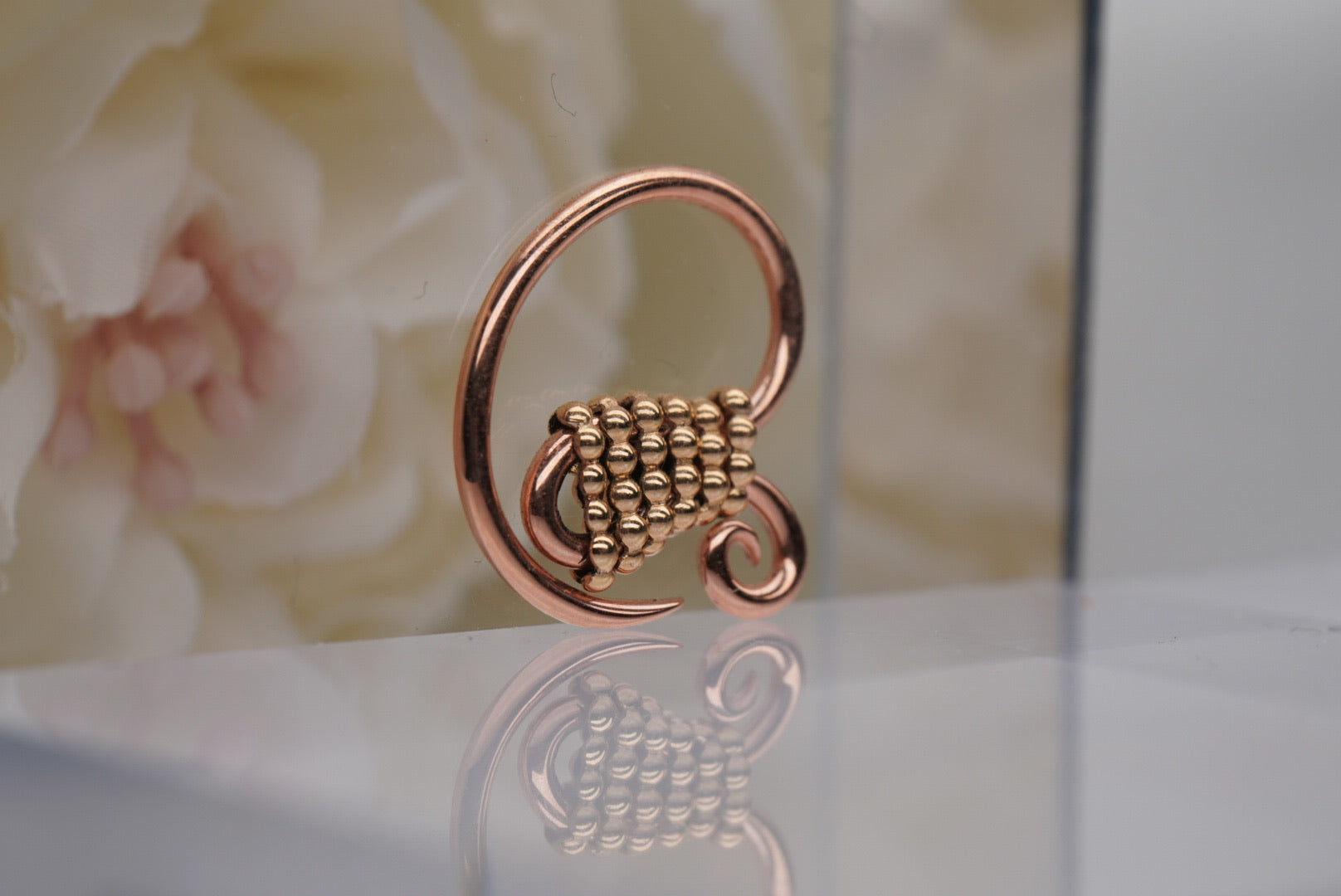 Two Tone Wrap in Yellow & Rose Gold