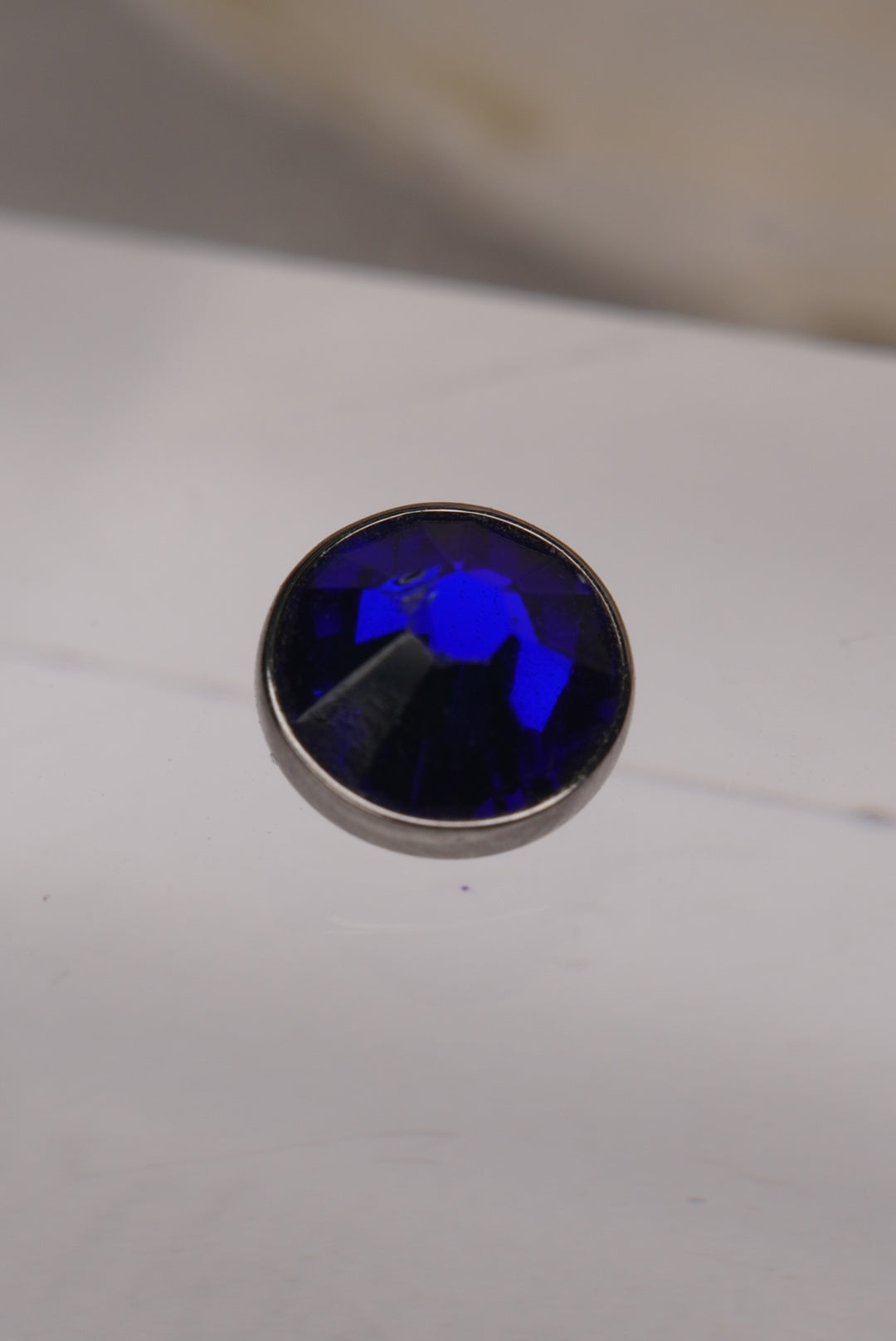 Cobalt Crystal- Flat Faceted Gems 16g