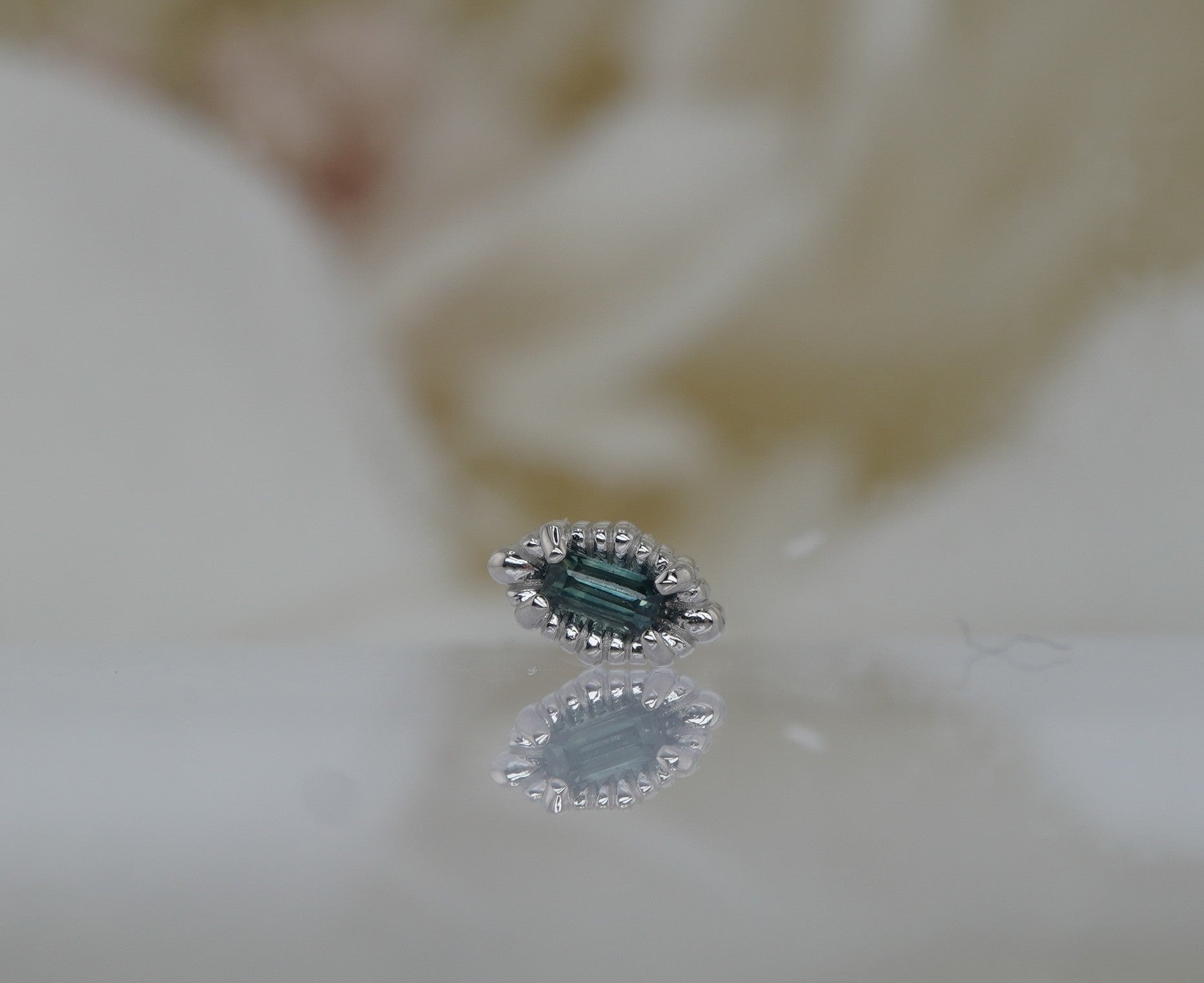 Melange Baguette with Montana Sapphire