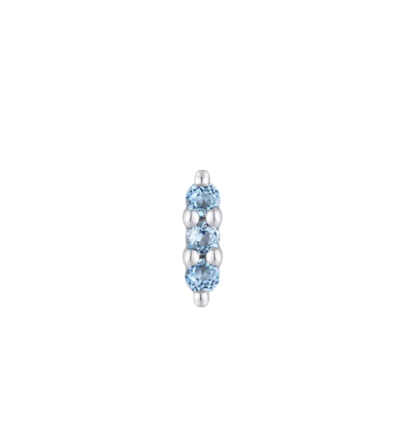 Mishka Prong #3 with London Blue Topaz