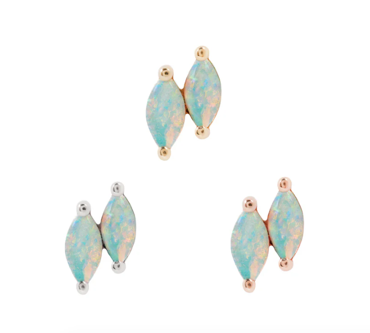 Double Zuri- with Opals