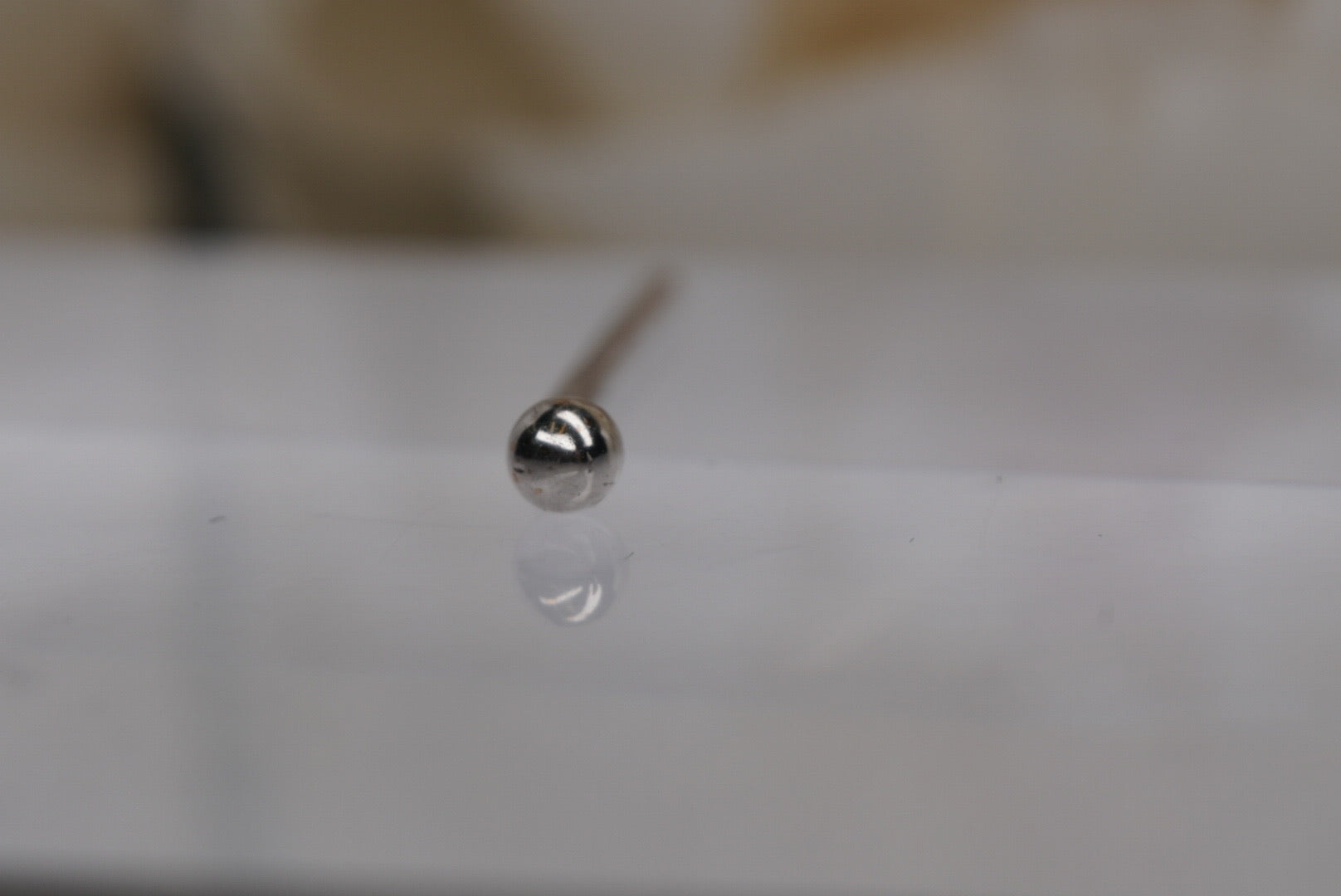 Gold Bead Nostril Screw