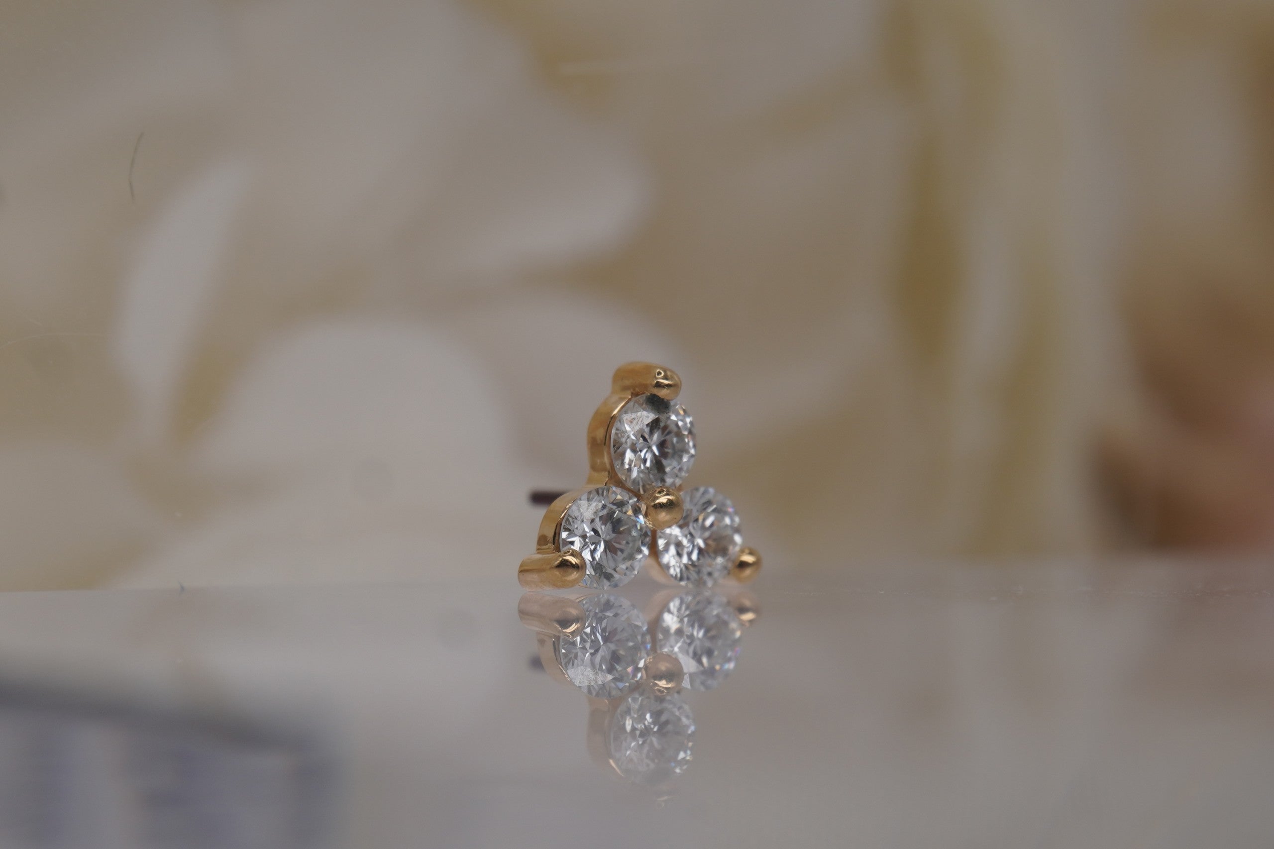 Trinity with Lab Created Diamonds