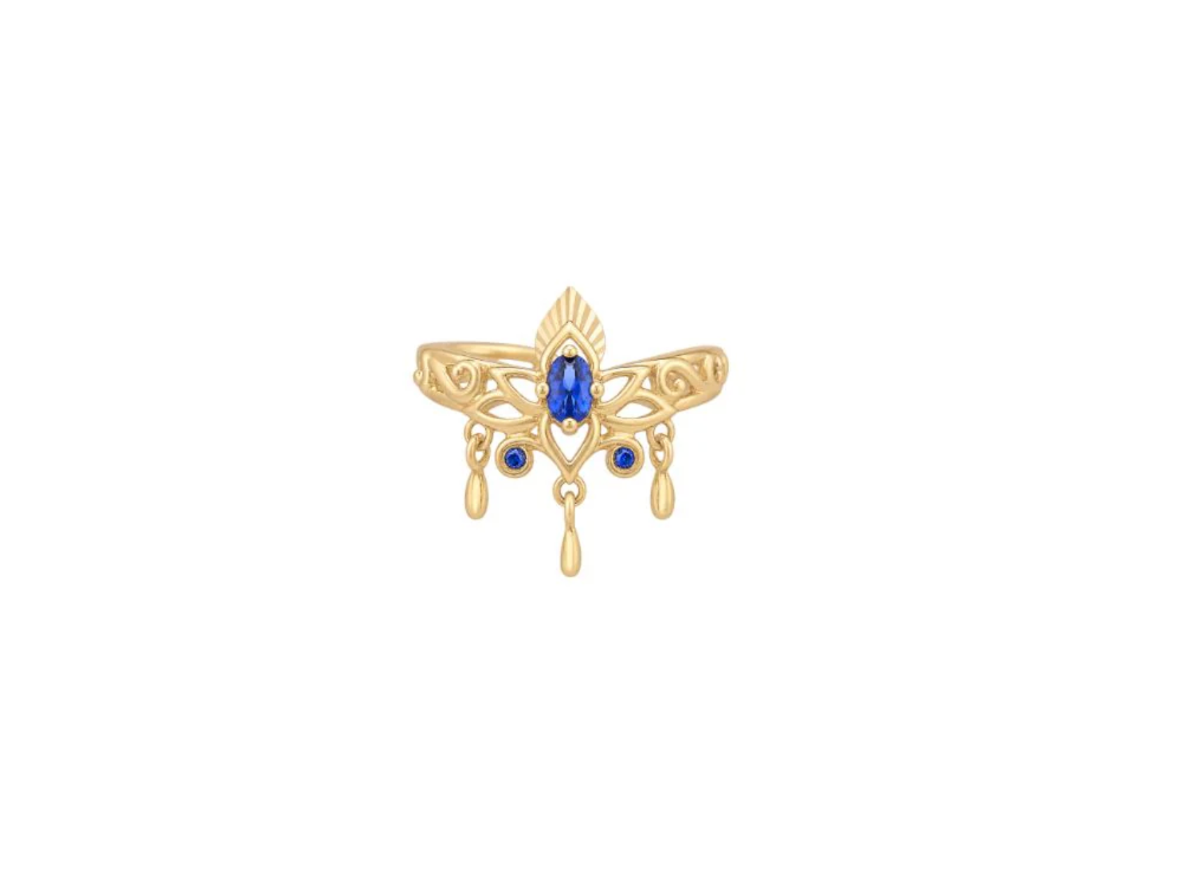 Tresor Cuff with Blue Sapphire