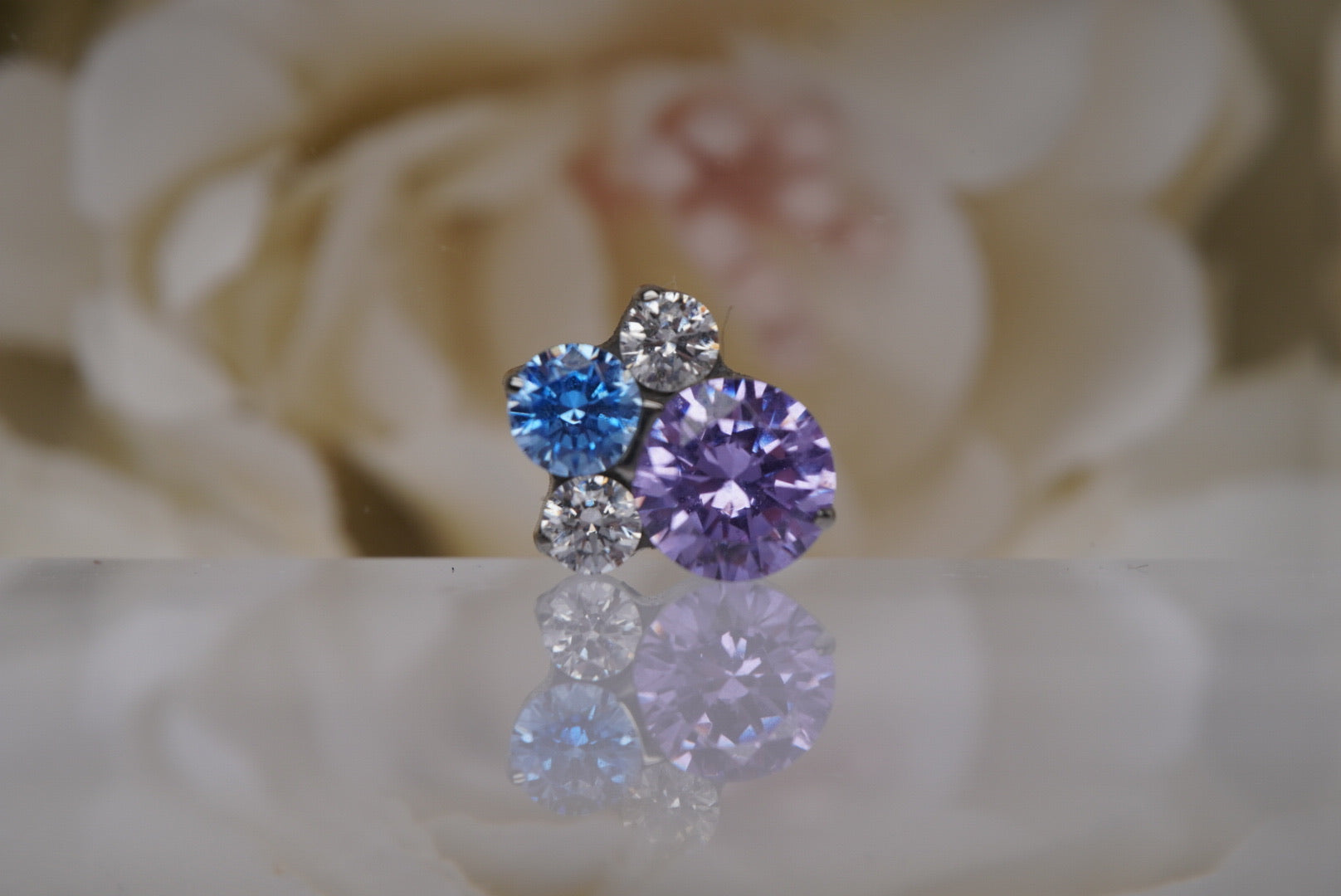 Caeli- Large (Purple, Blue & White)-12/14g