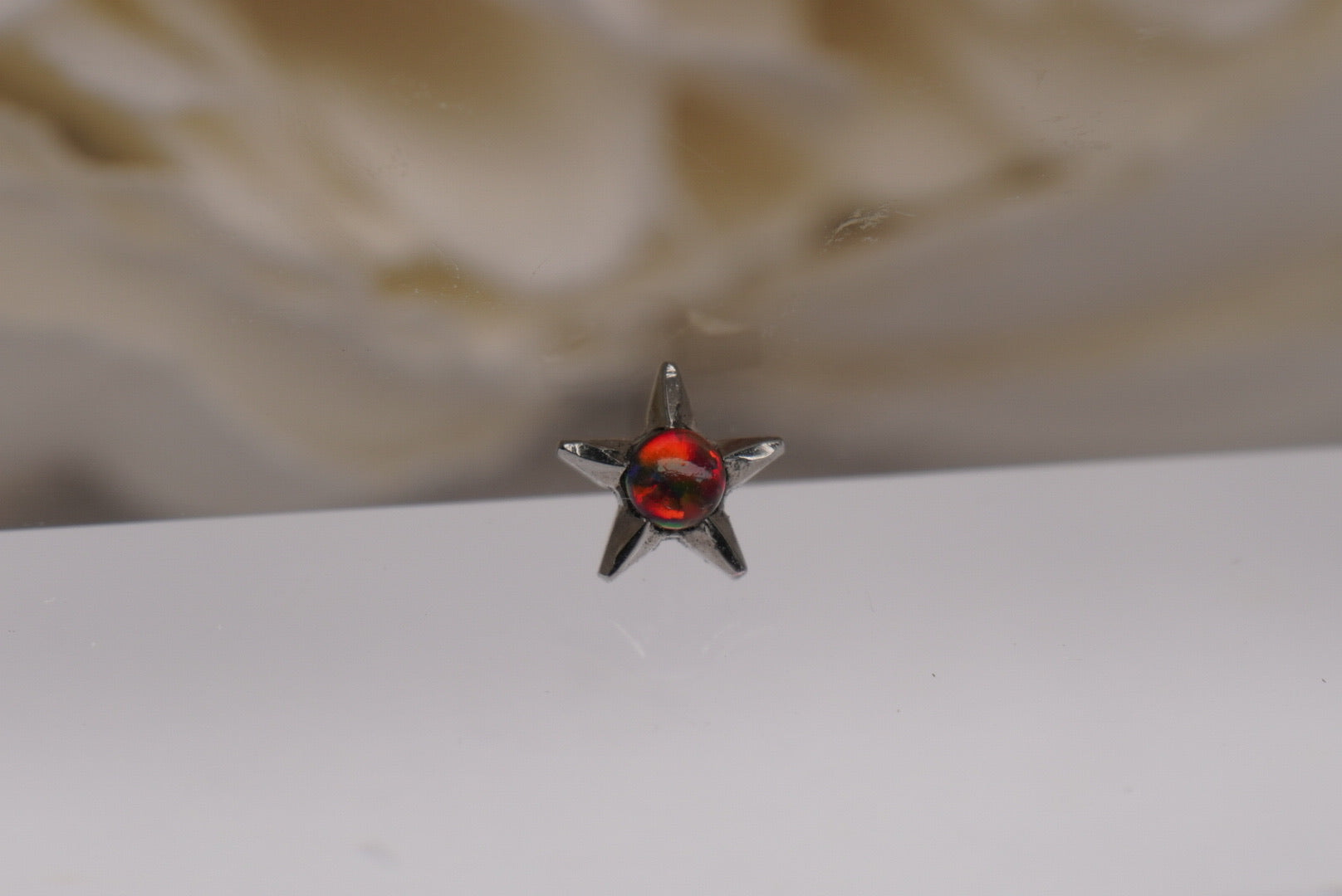 Star- Red Opals