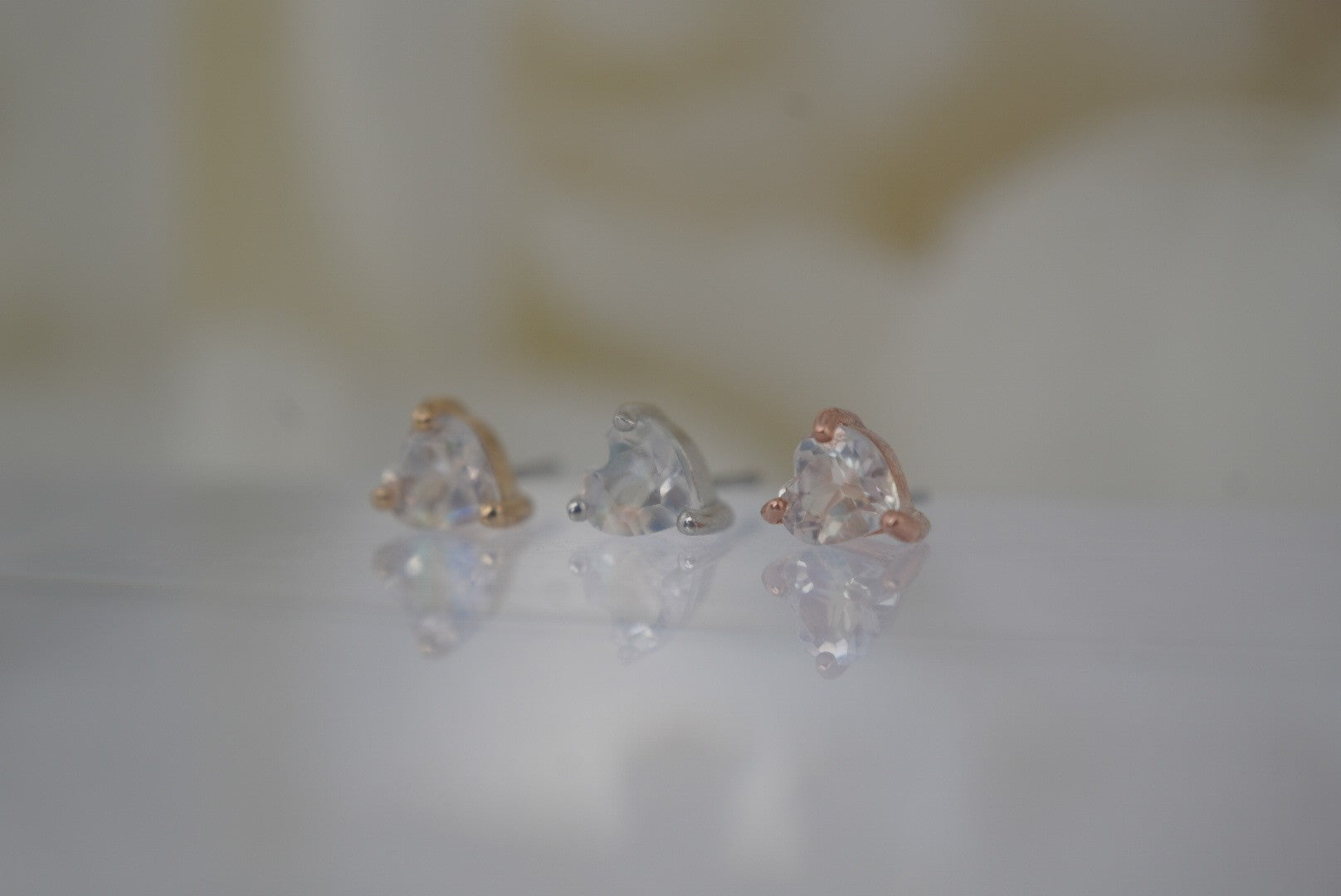 Rainbow Moonstone Heart