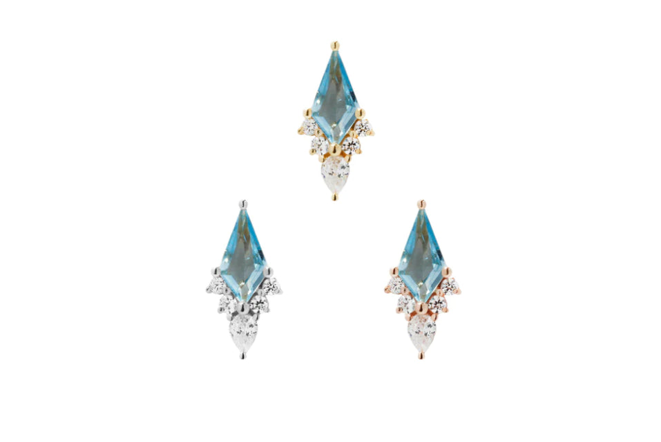 Afterglow with Swiss Blue Topaz