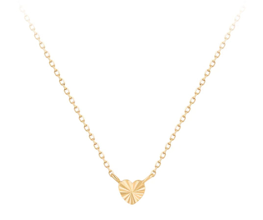 Modern Romance Necklace in Yellow Gold