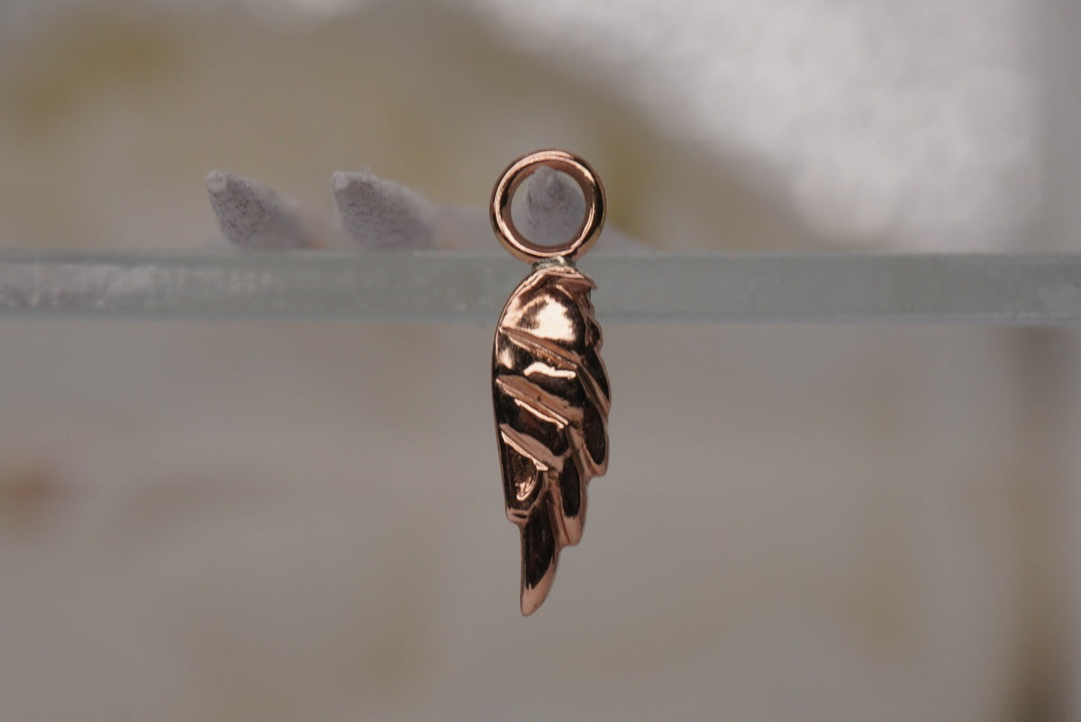 Angel Wing Charm - Forward Facing