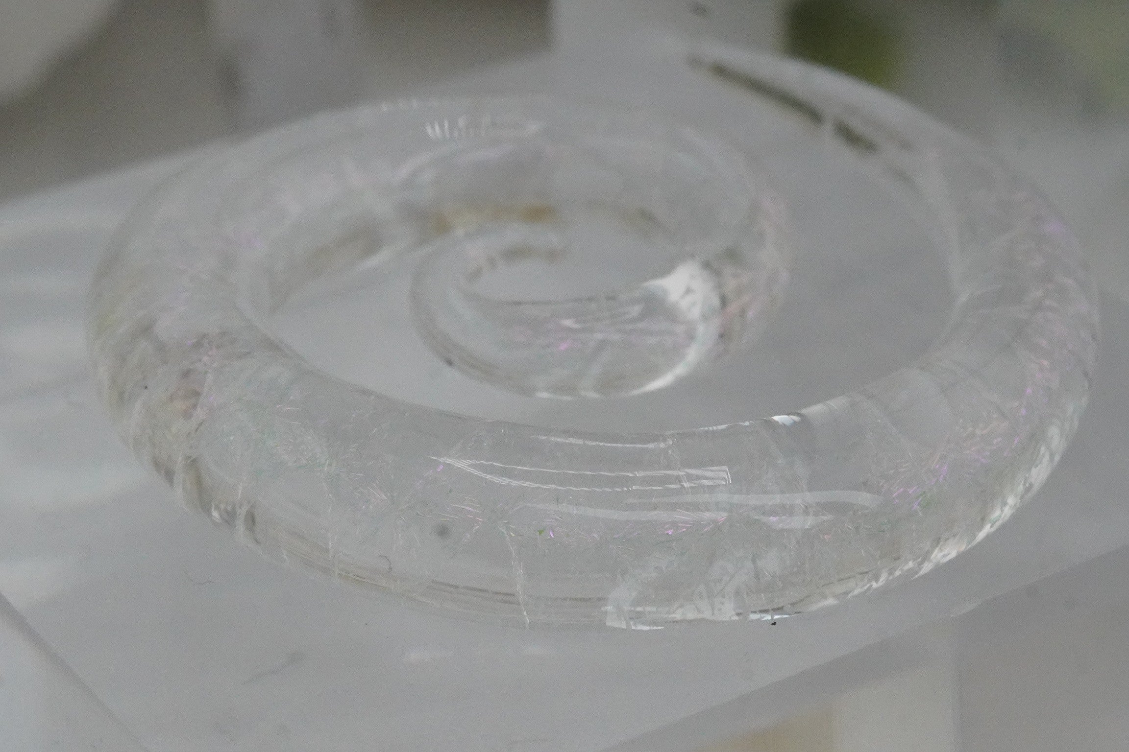 Textured Iridescent Glass Spirals - 0g