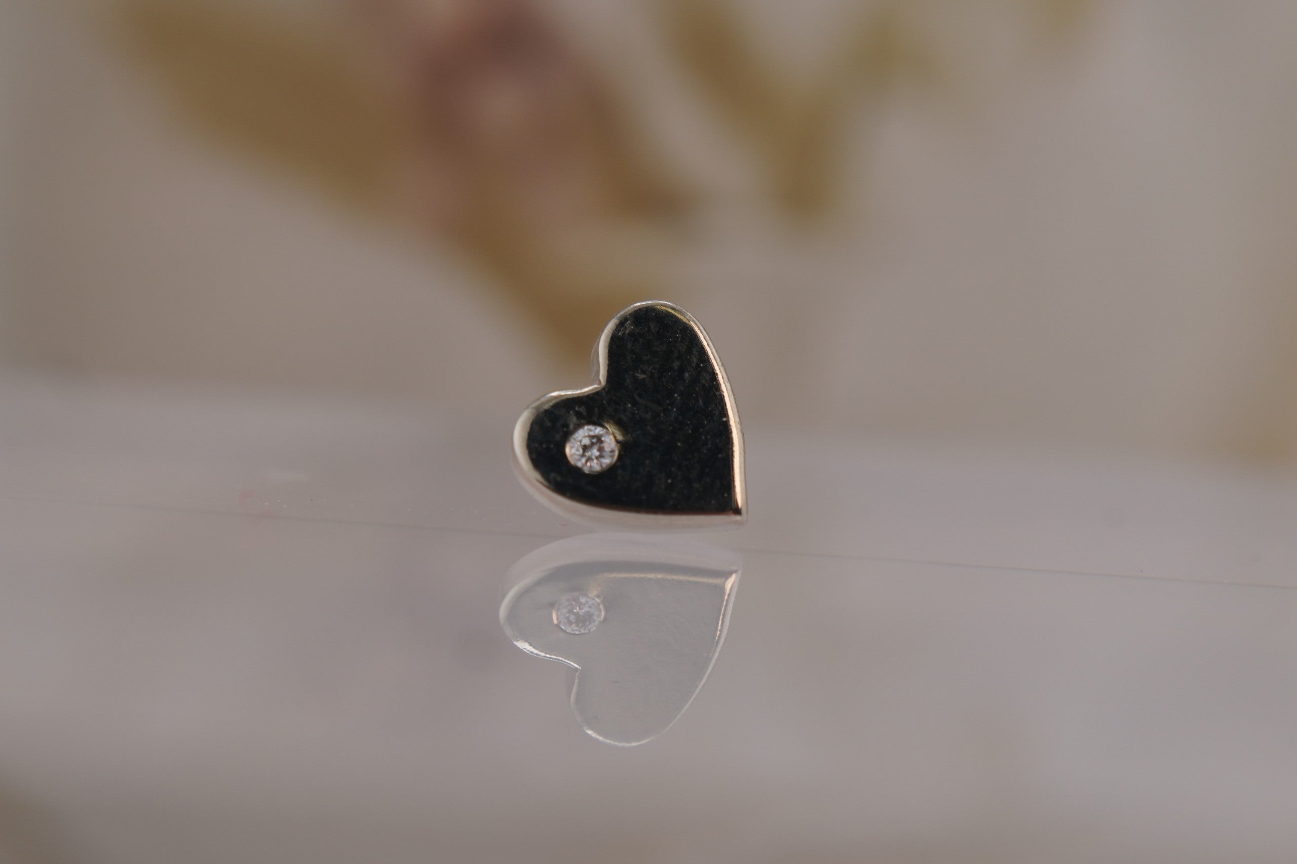 Heart Playing Card with Diamond