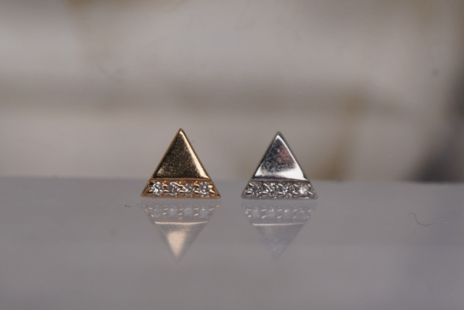 Love Triangle- GENUINE DIAMONDS