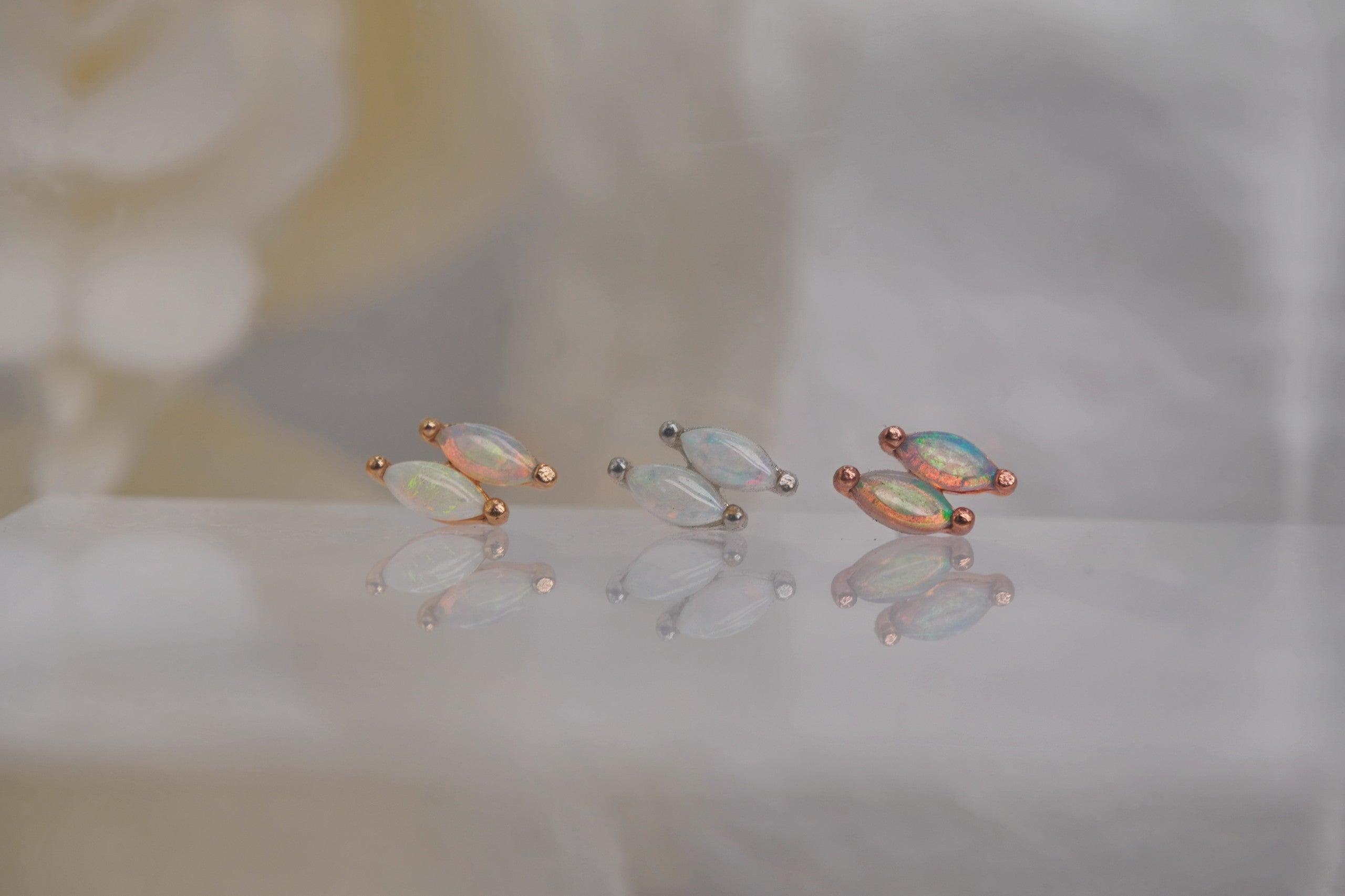 Double Zuri- with Opals