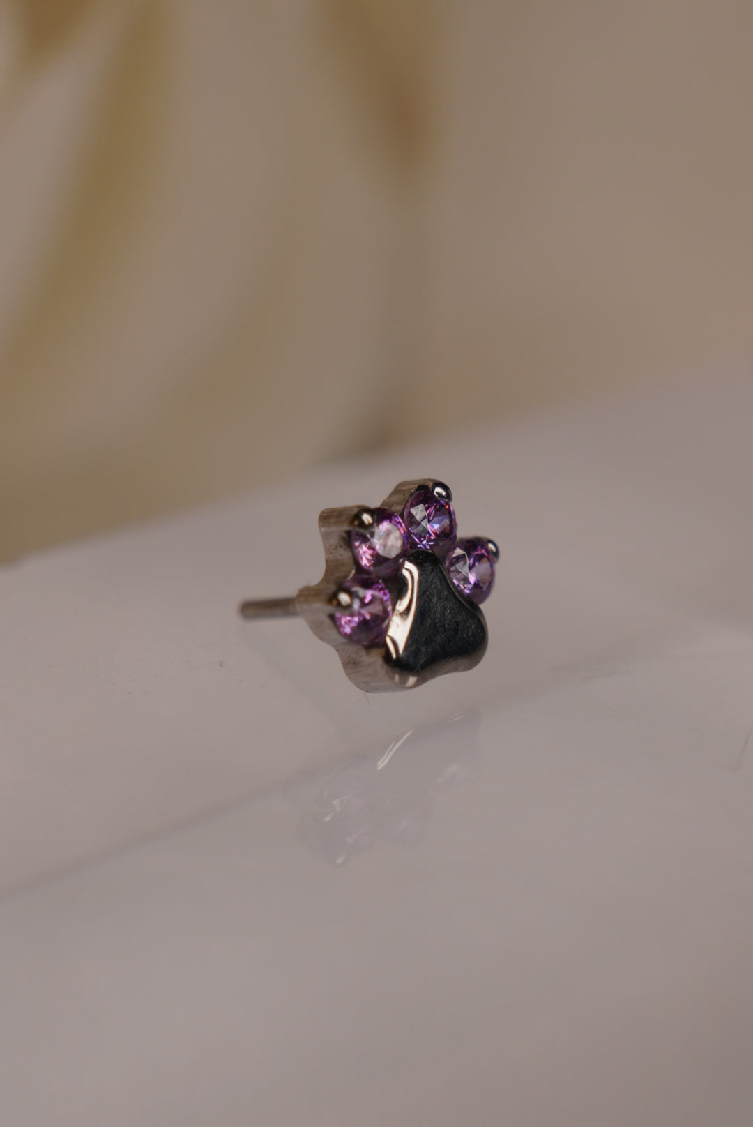 Threadless Paw Print (Purple)