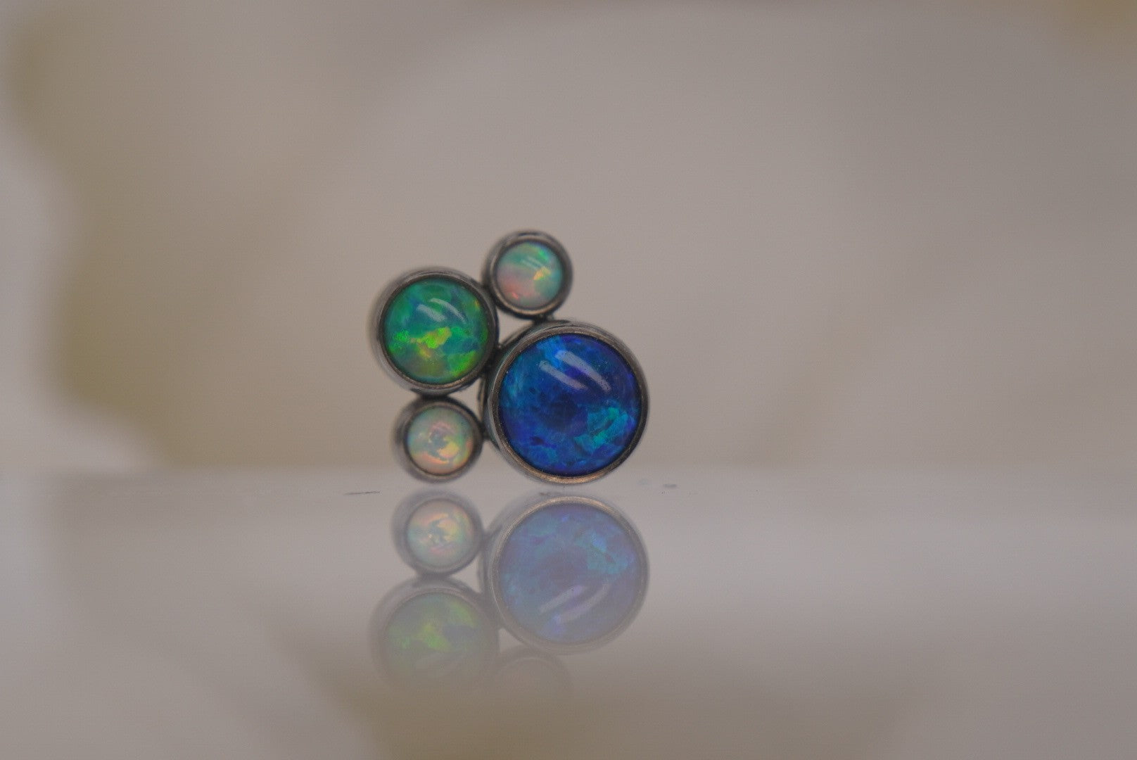 Caeli (Blue, Lime Green, & White Opals) 16g