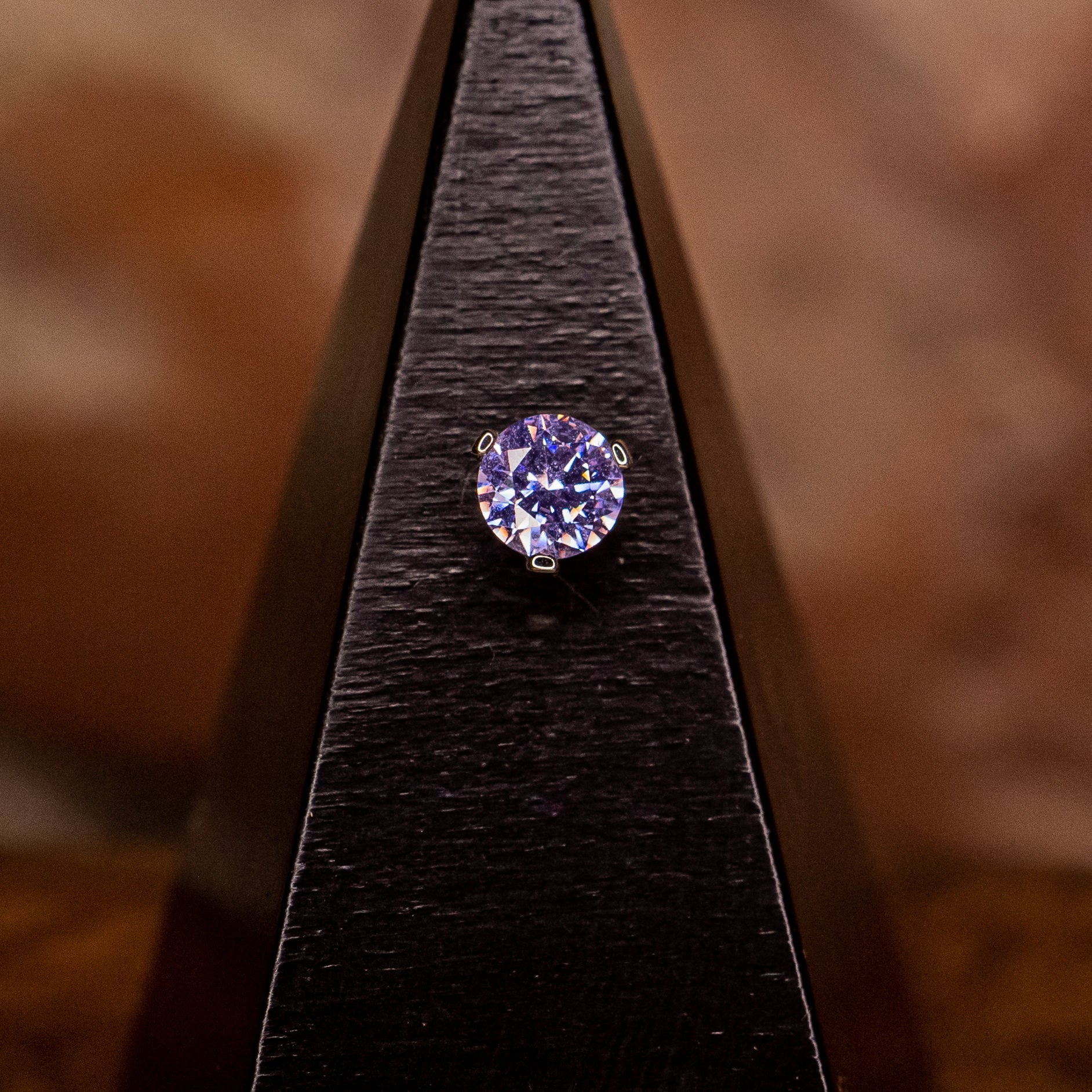 Tanzanite Crystal- Prong