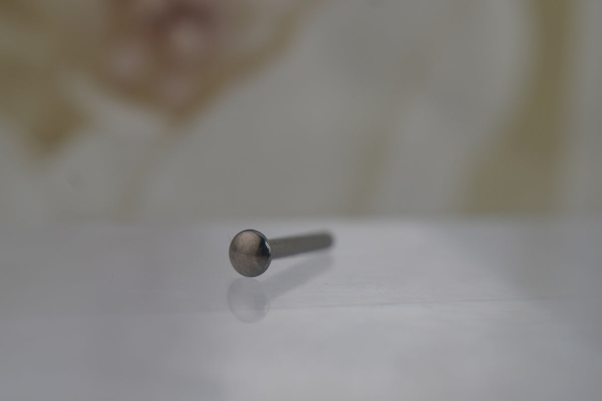 18g 2.5mm Threadless DISC Backing implant grade titanium compatible with ALL Threadless tops piercing