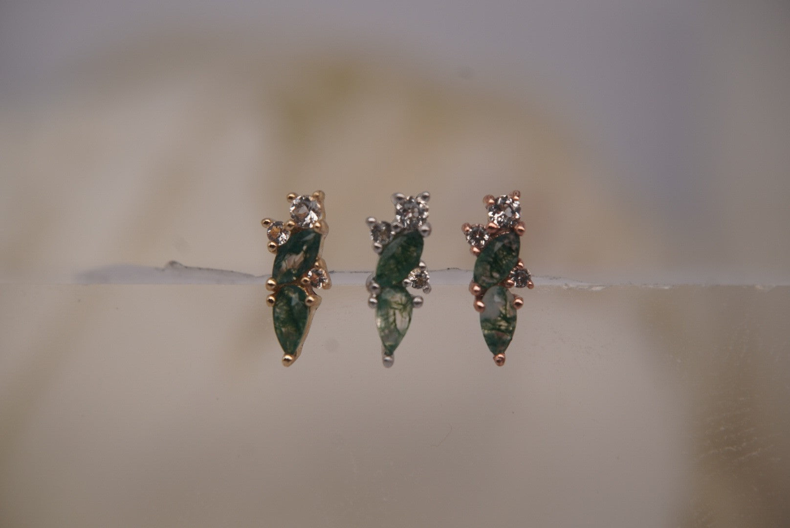 Visionary with Moss Agate & White Topaz