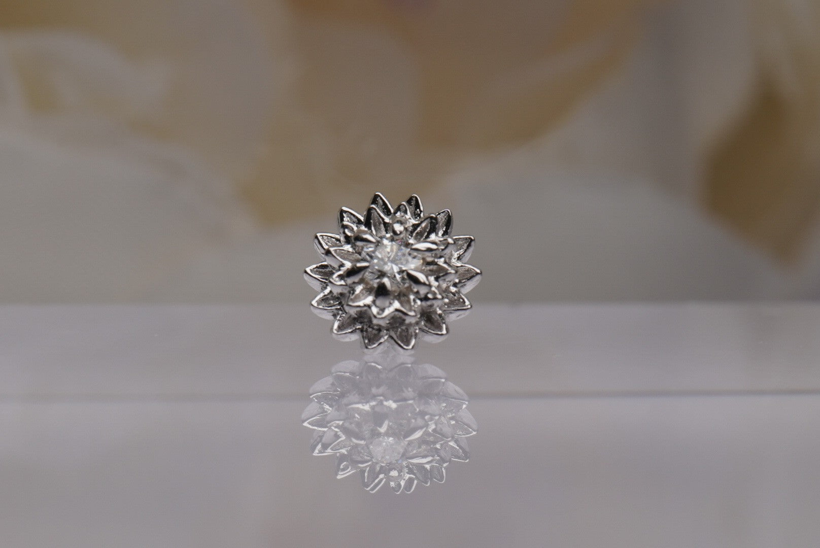 Dahlia with White Diamonds