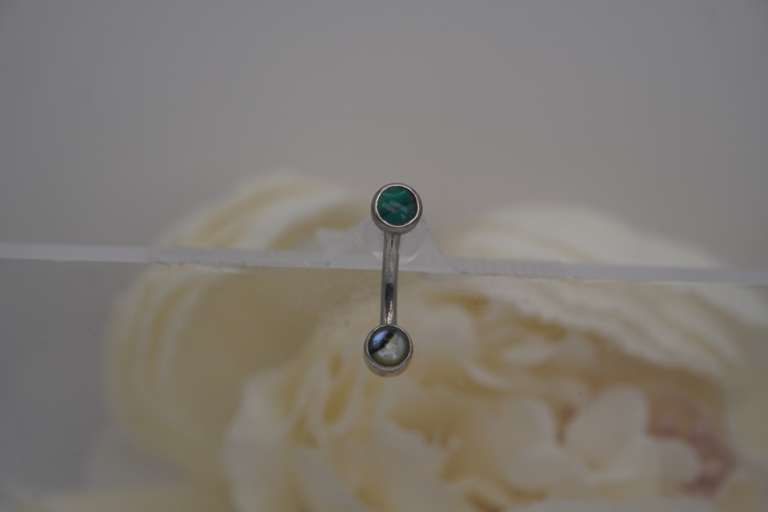 Mixed Paua Shell 4x4mm Navel