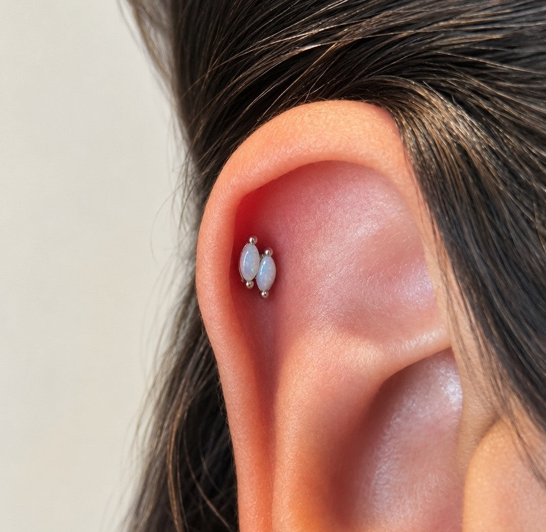 Double Zuri- with Opals