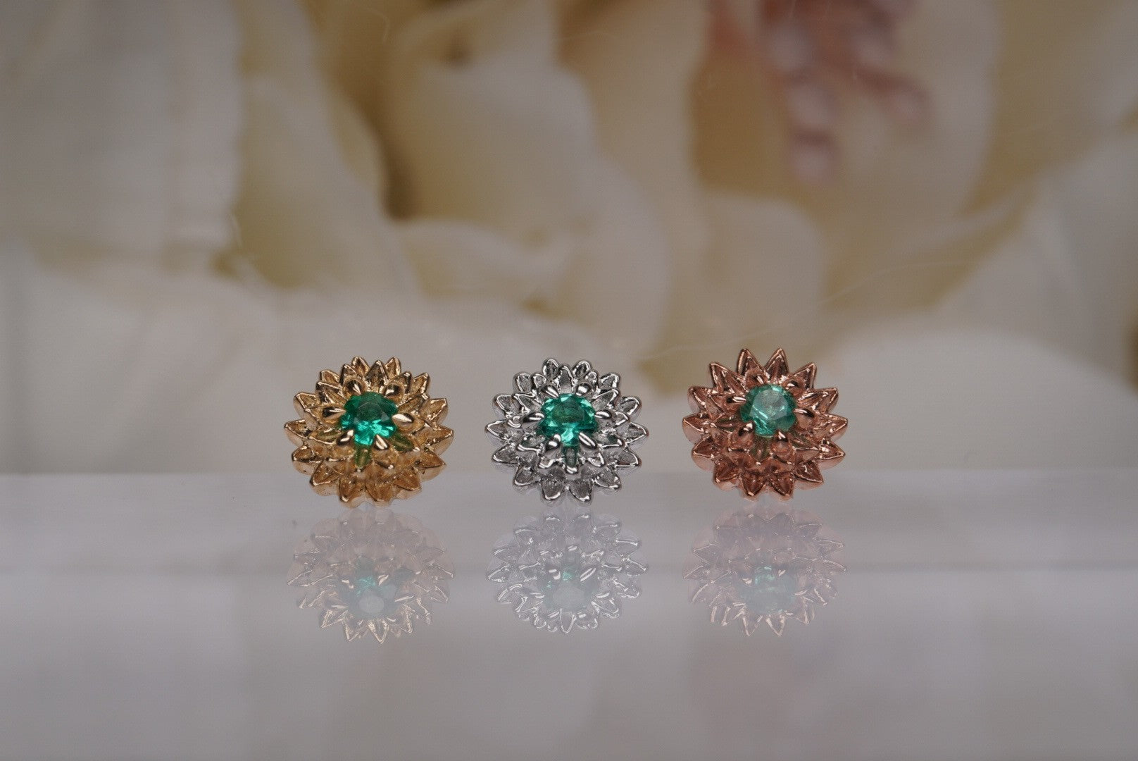 Dahlia with Emerald