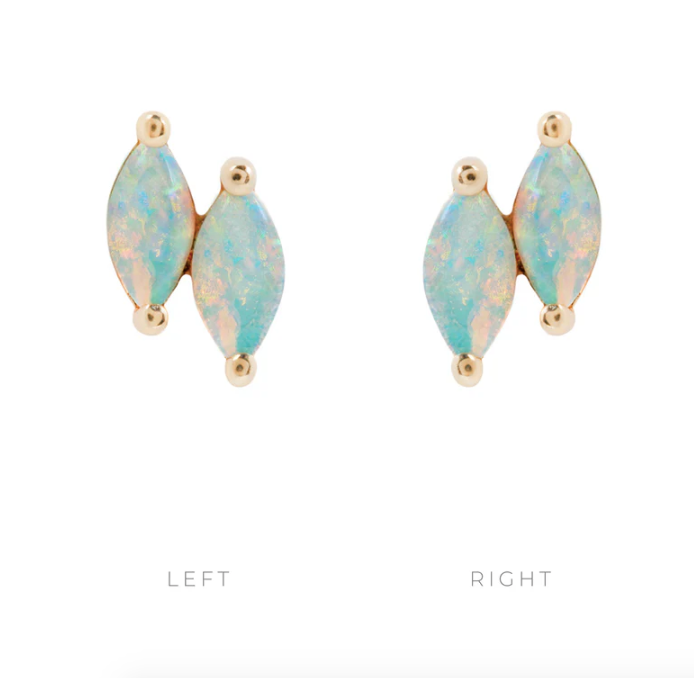 Double Zuri- with Opals