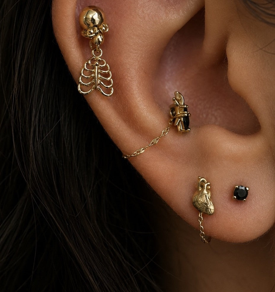 Prong with Black GENUINE DIAMONDS