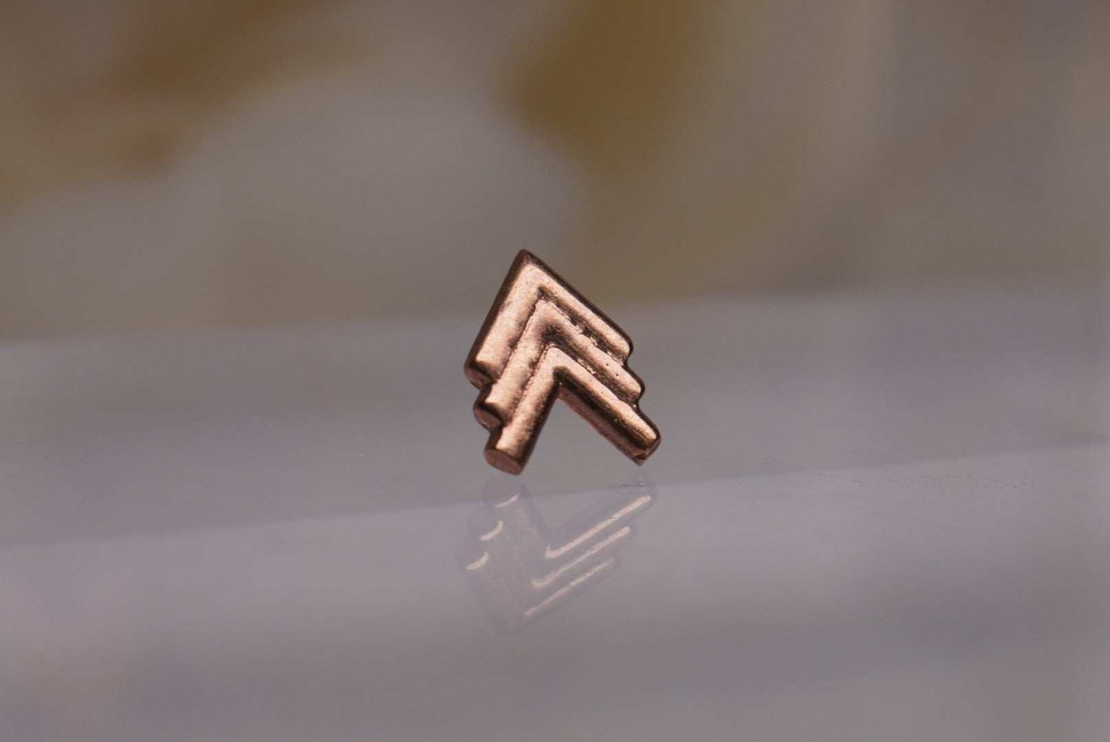 Chevron in Rose Gold
