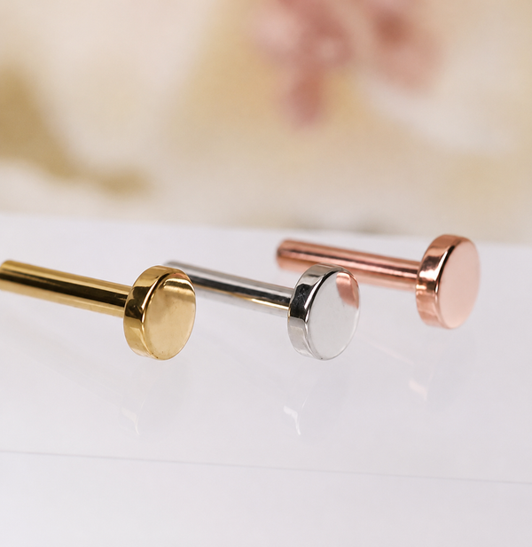Threaded Gold Backings